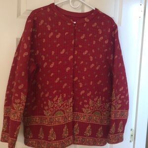 Quilted reversible jacket